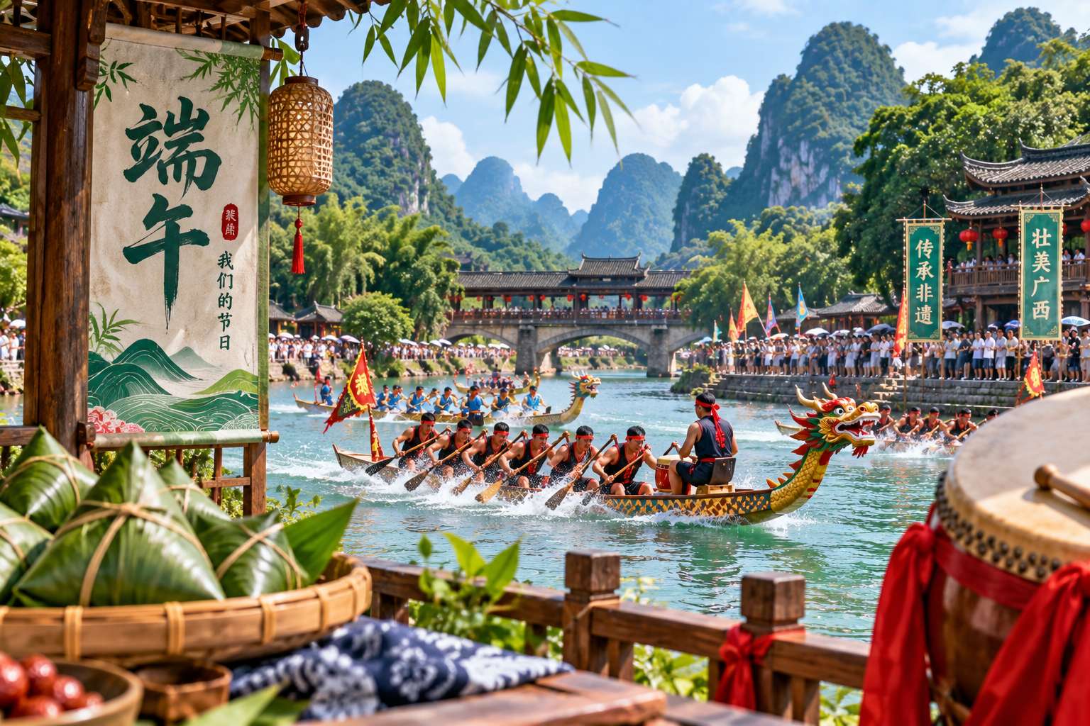 广西多地推出端午特色活动